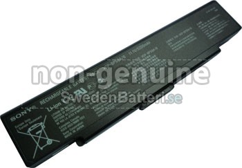 4800mAh Sony VAIO PCG-5L1L laptop batteri från Sverige