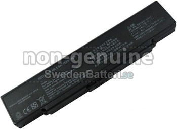 4400mAh Sony VAIO PCG-5J1L laptop batteri från Sverige