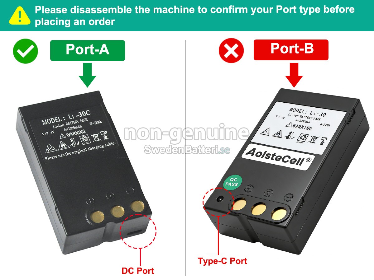 batteri till South NTS-342G