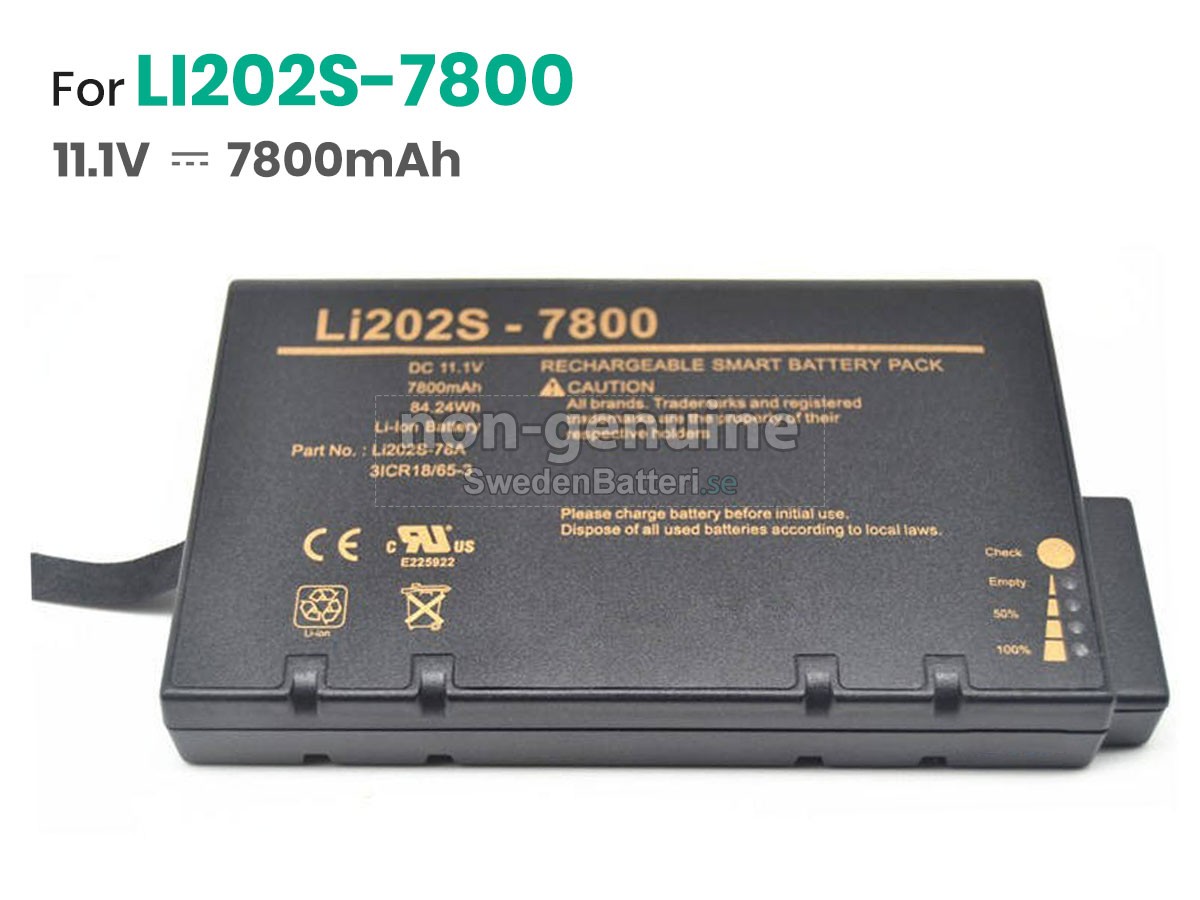 batteri till Spacelabs LI202S-7800