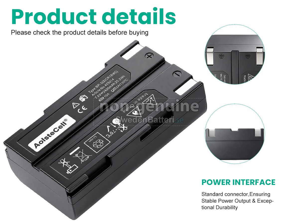 batteri till Stonex S6