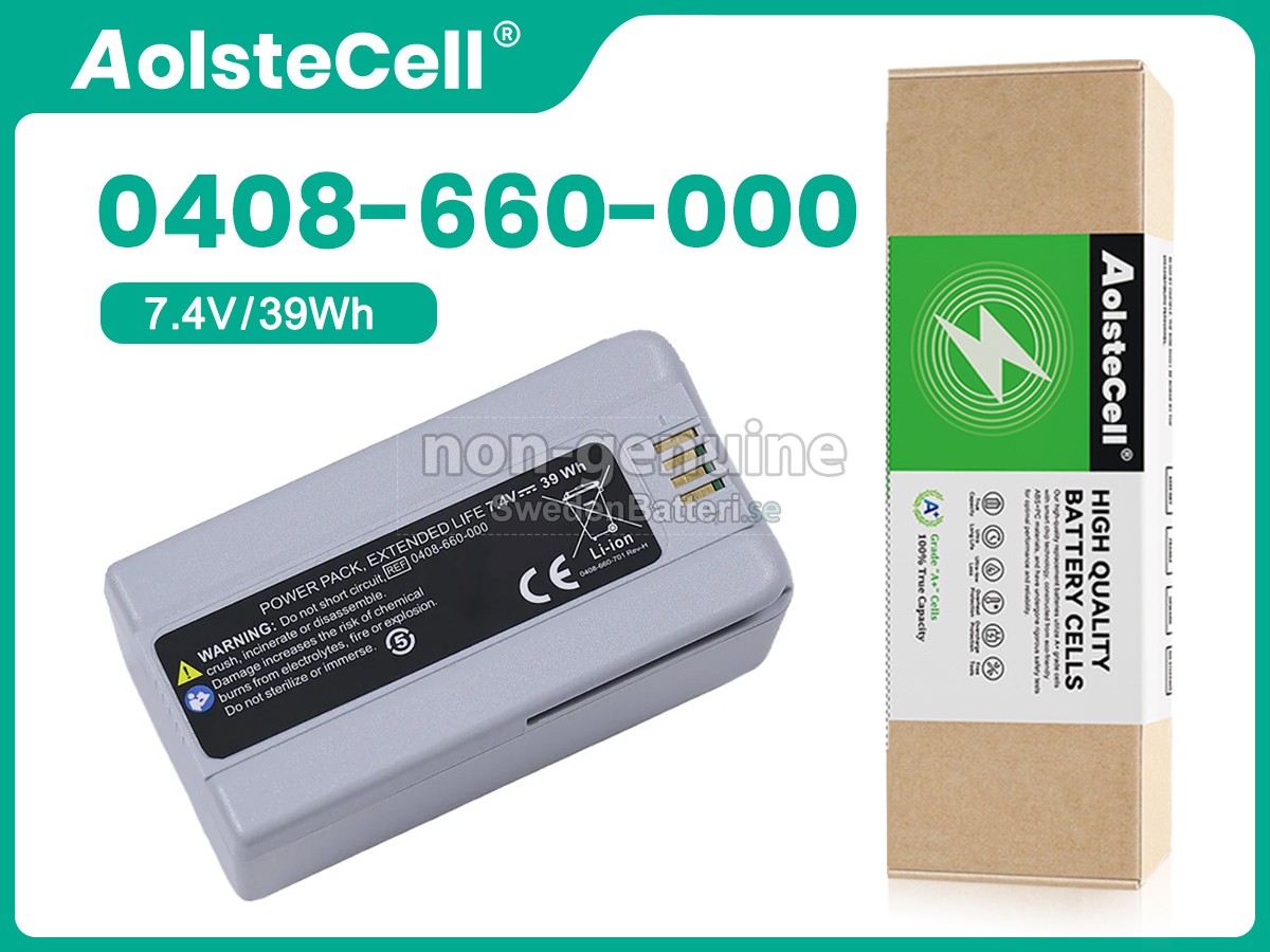 batteri till Stryker 0408-655-00