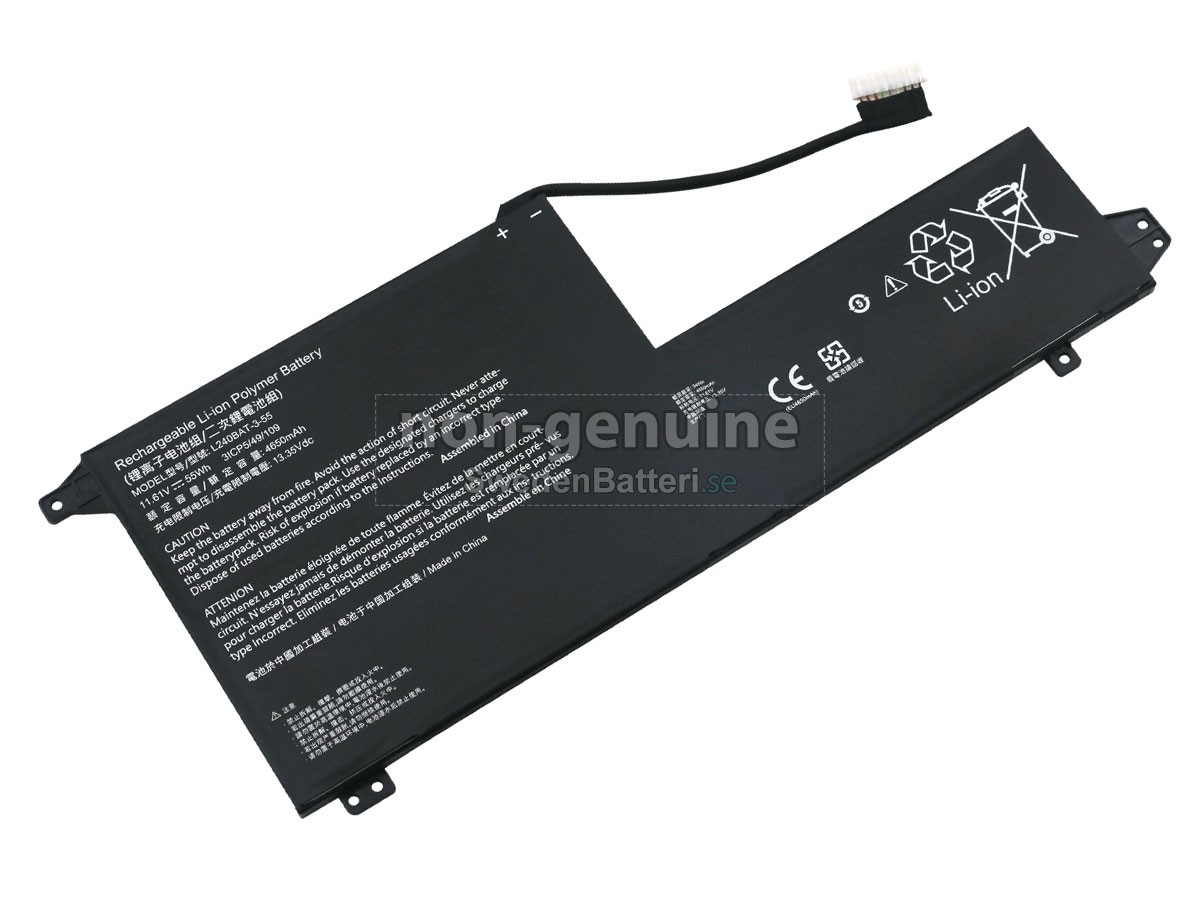 batteri till SYSTEM76 L240BAT-3-55