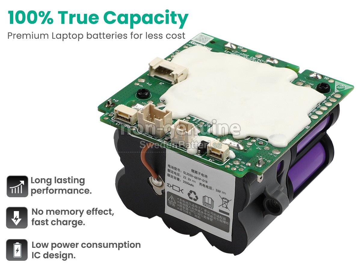 batteri till Tineco 2.0 SLIM