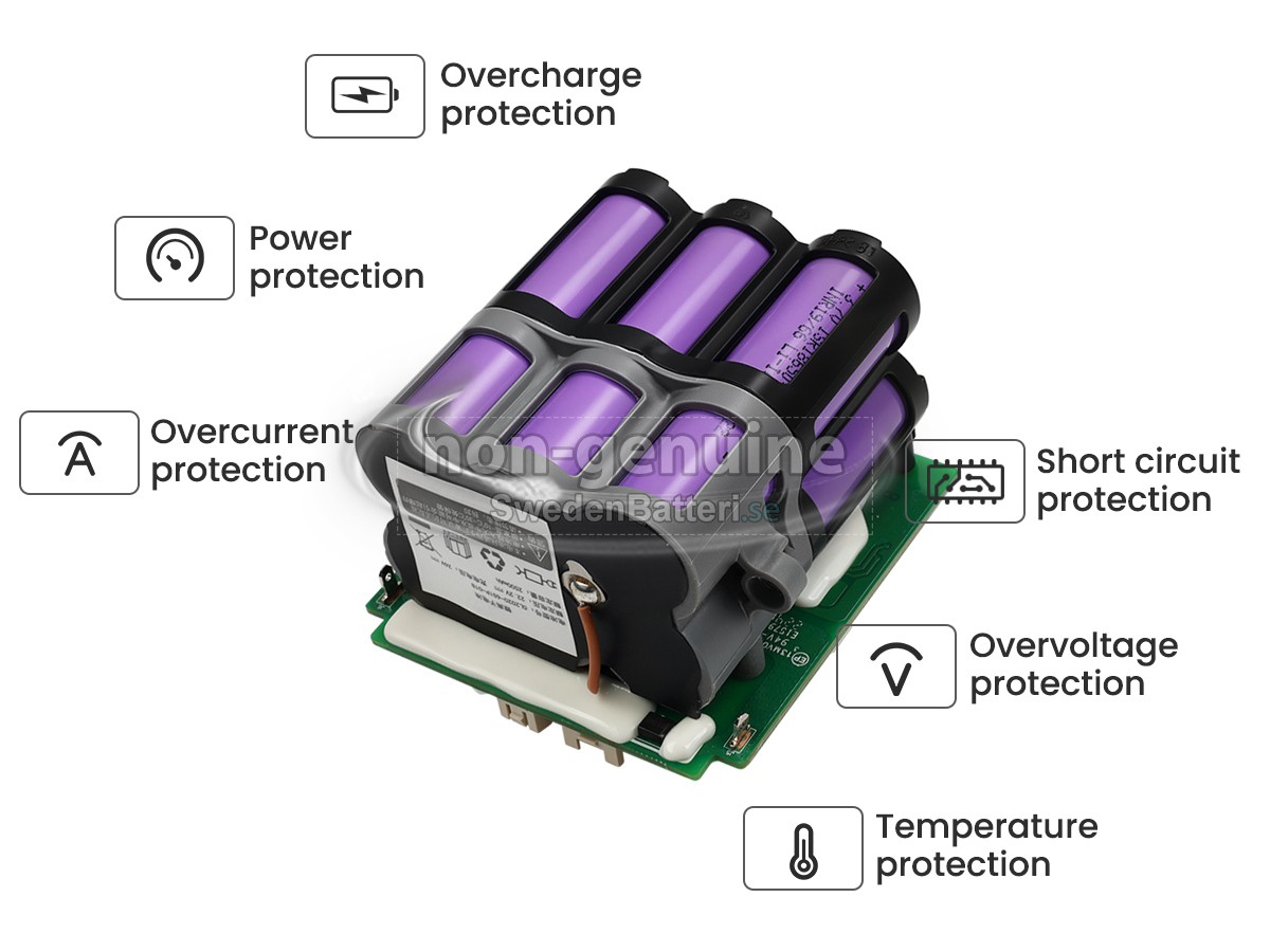 batteri till Tineco 2.0 SLIM