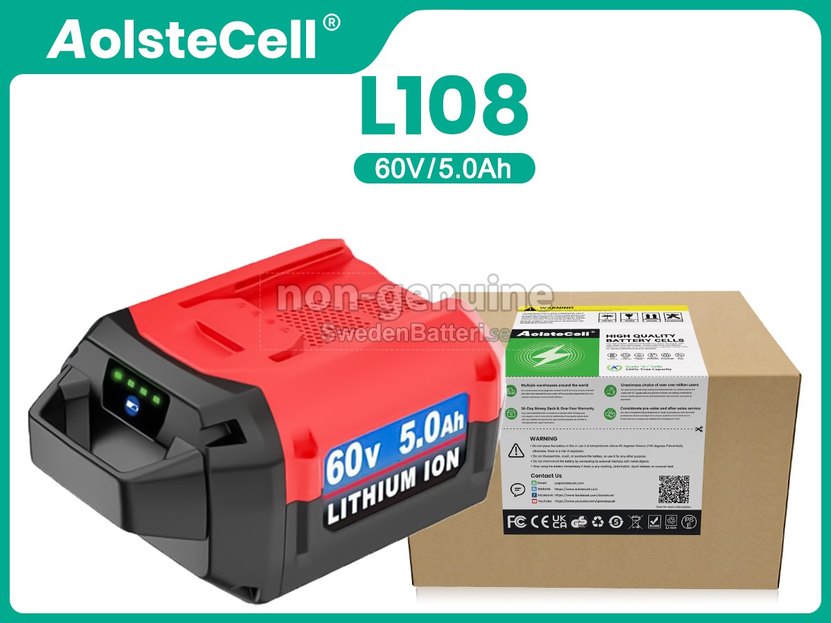 batteri till Toro 77601