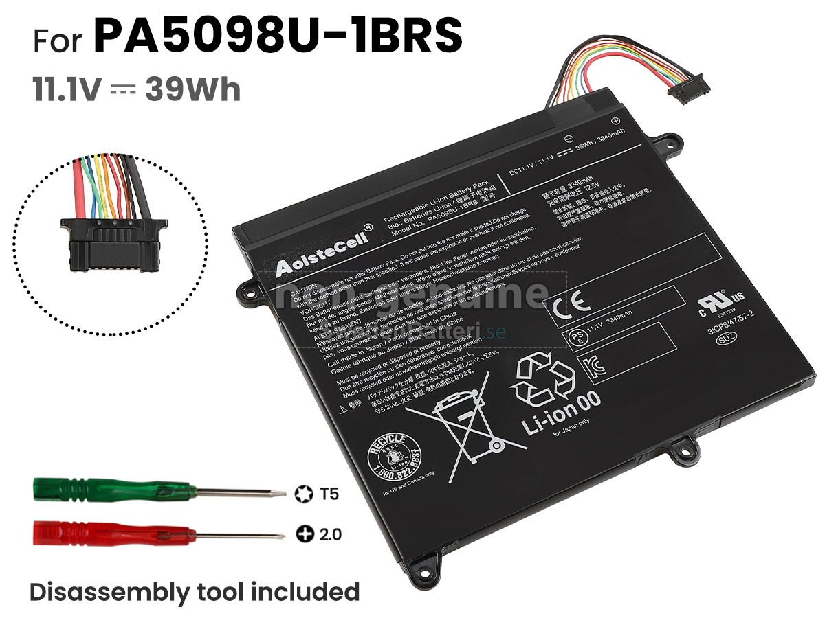 batteri till Toshiba W310-108