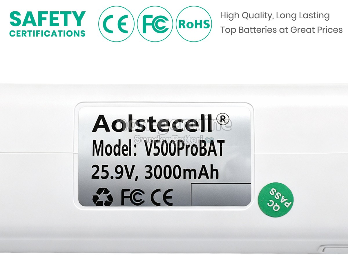 batteri till UWANT V500BAT