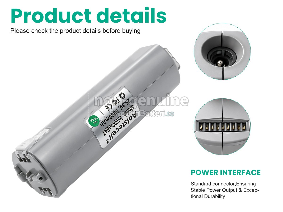 batteri till UWANT V500BAT