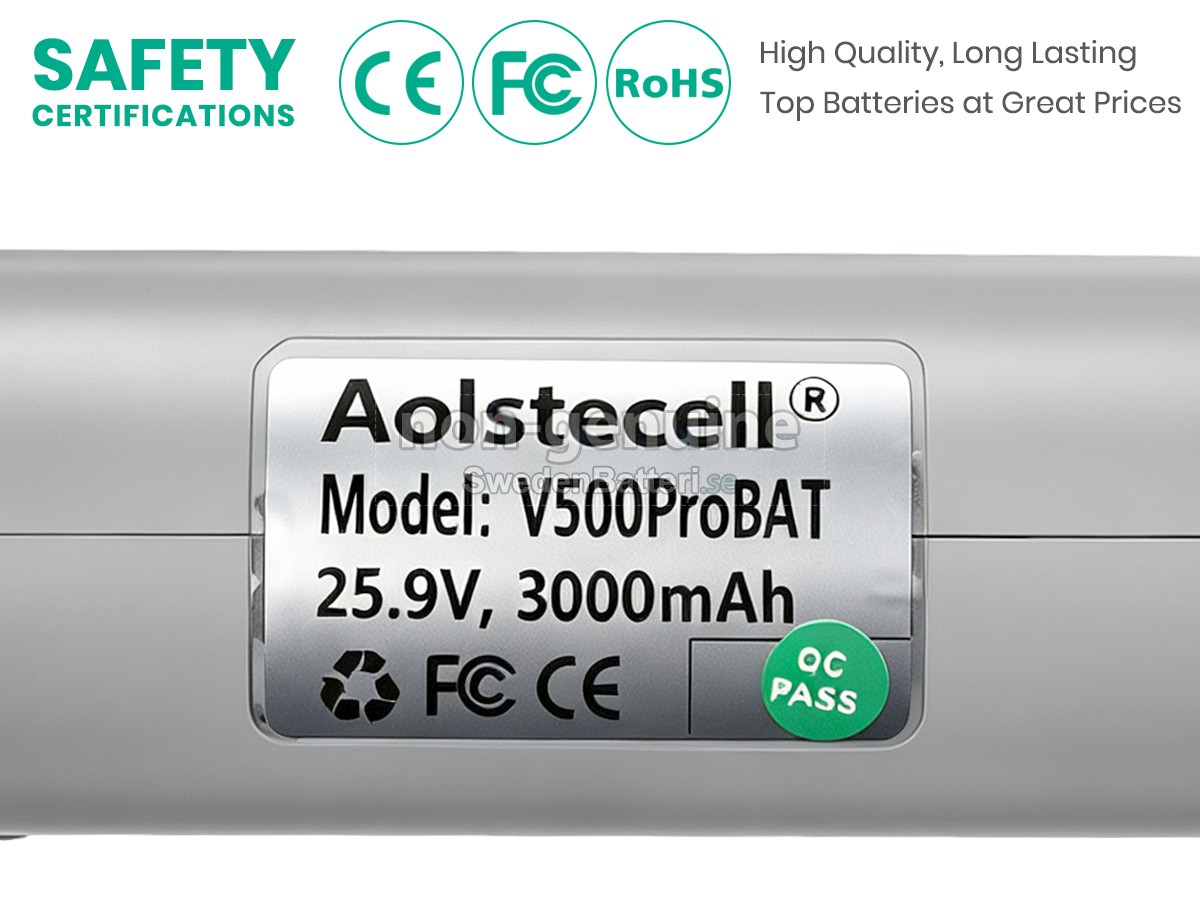 batteri till UWANT V500BAT