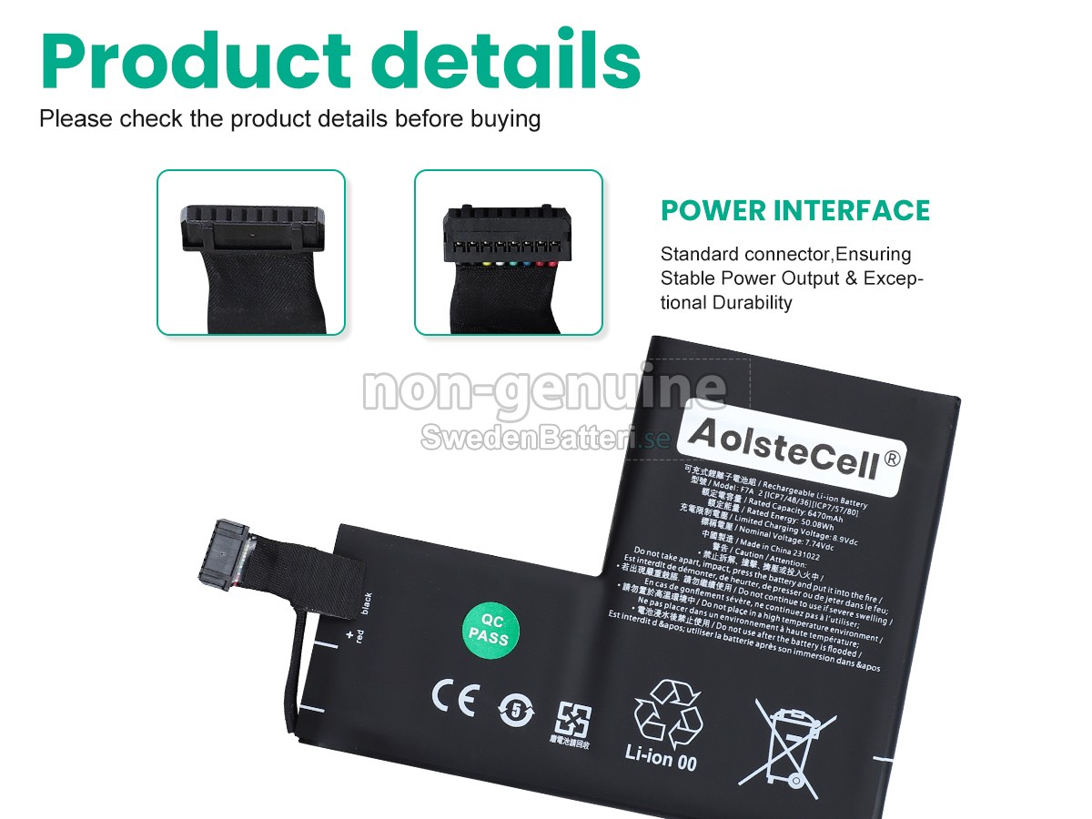 batteri till Valve AHA42227033