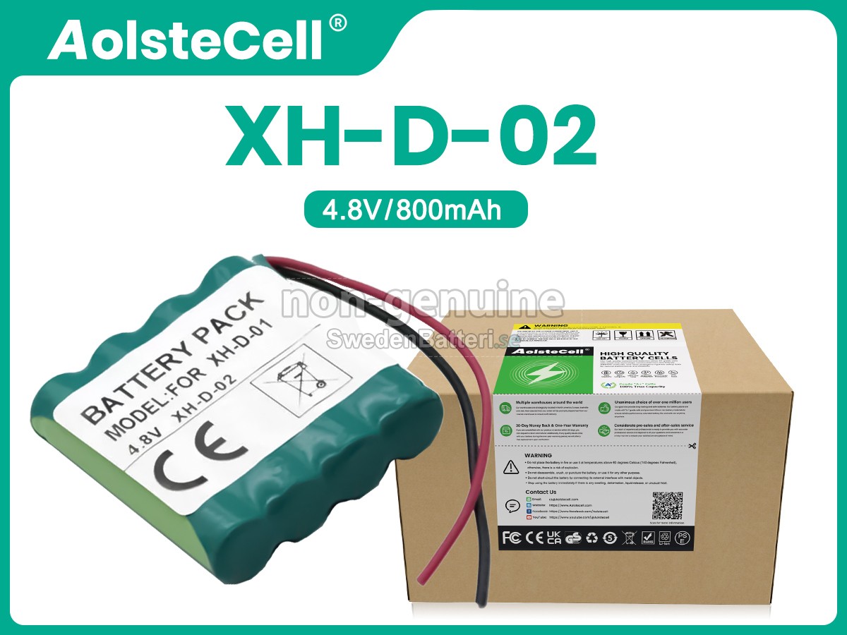 batteri till Vanhou XH-D-01