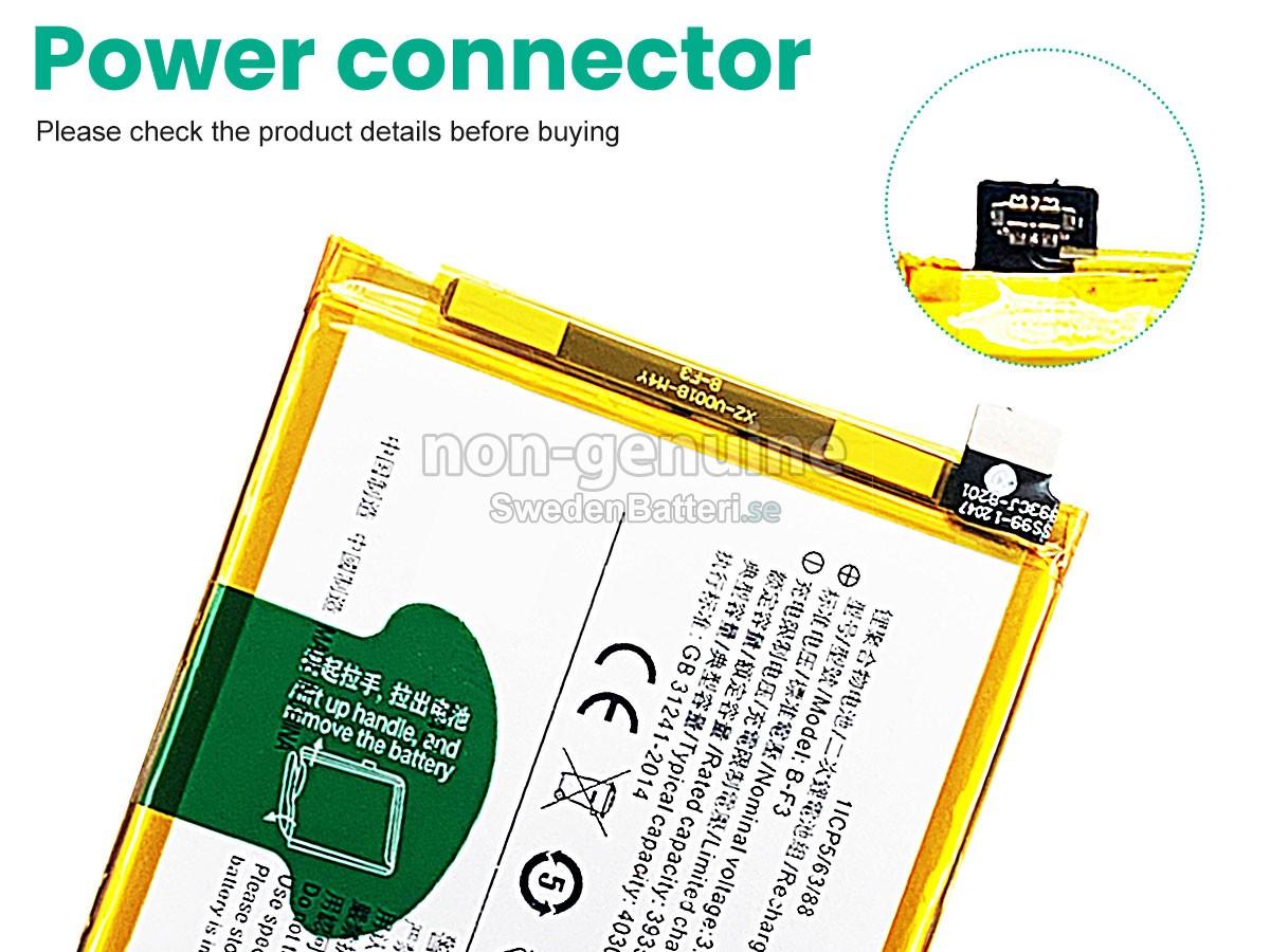 batteri till Vivo Y90