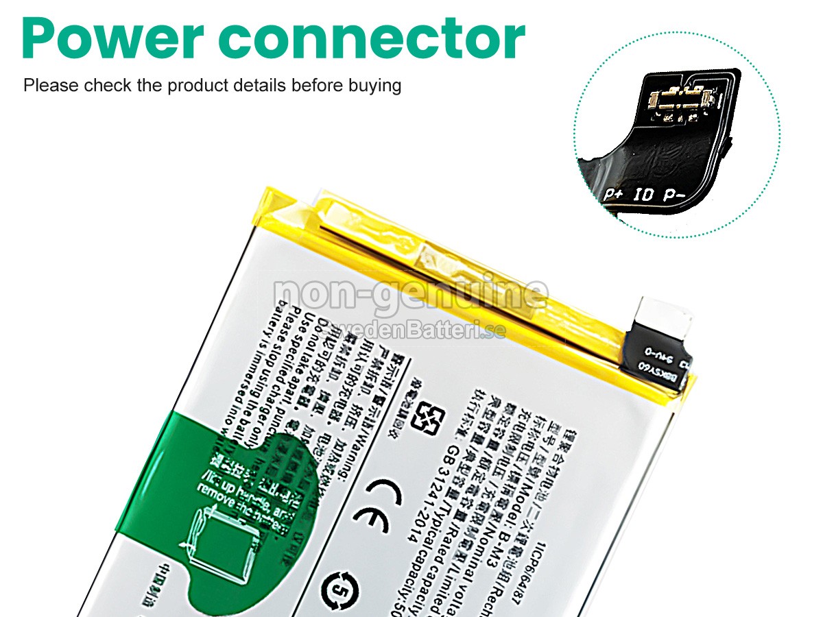 batteri till Vivo B-M3