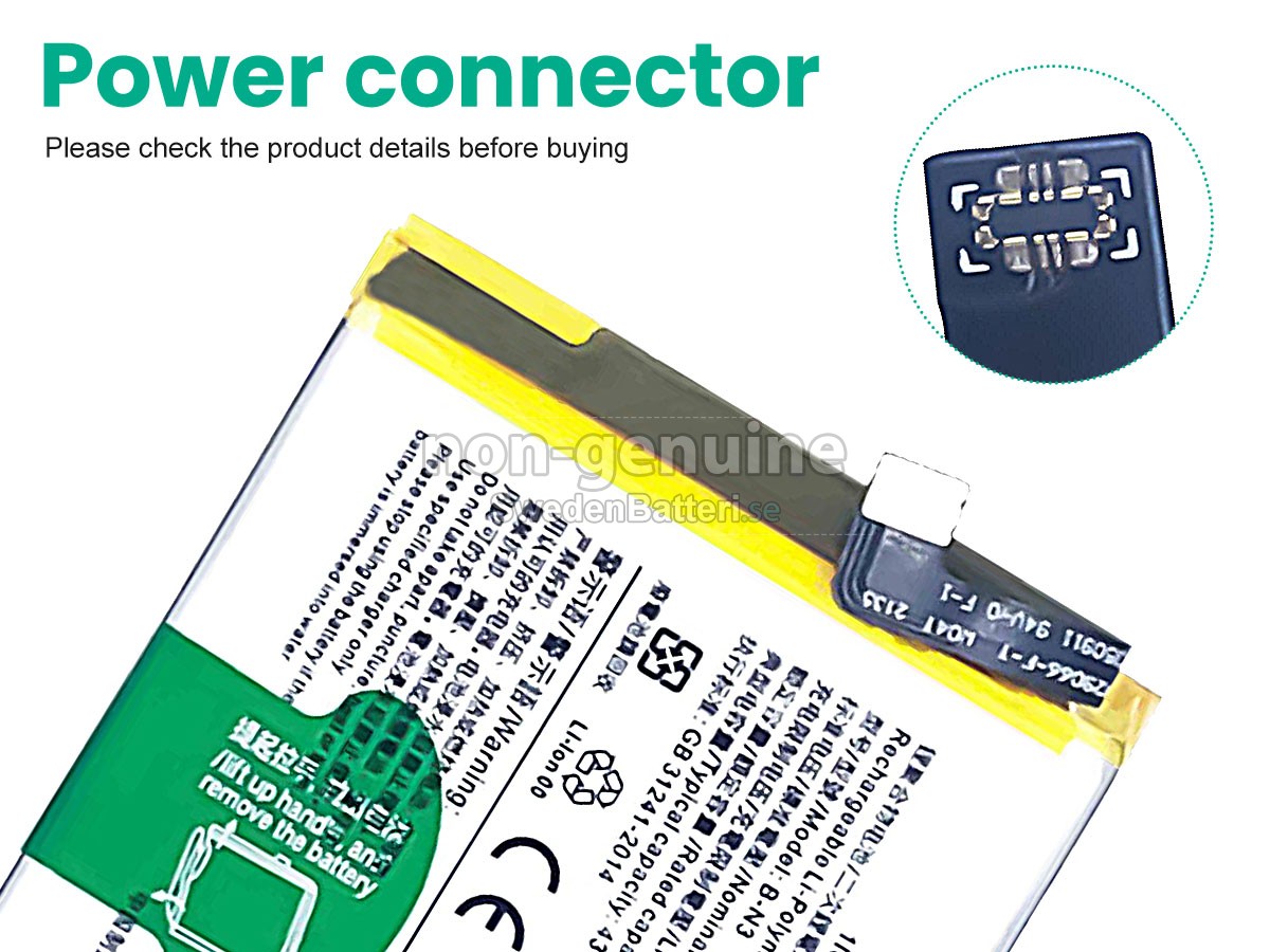 batteri till Vivo X50 PRO