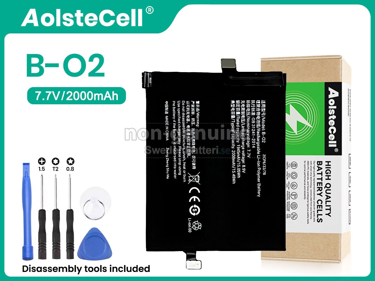 batteri till Vivo B-O2