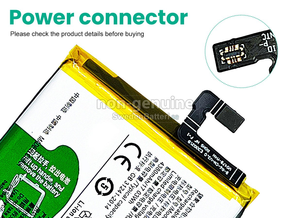 batteri till Vivo X70 PRO