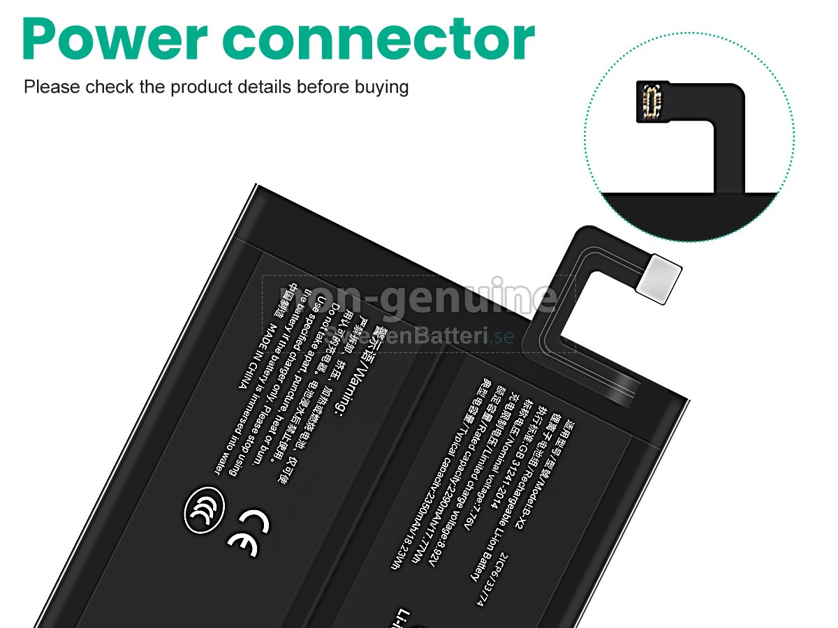 batteri till Vivo B-X2
