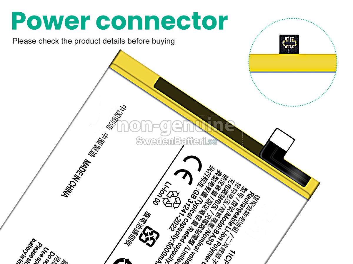 batteri till Vivo BA33