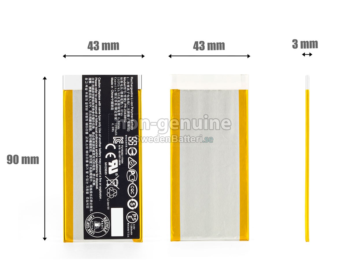 batteri till Wacom CTL4100