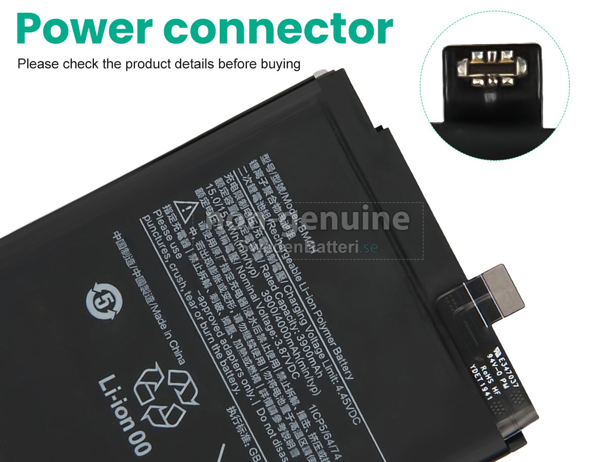 batteri till XiaoMi BM4H