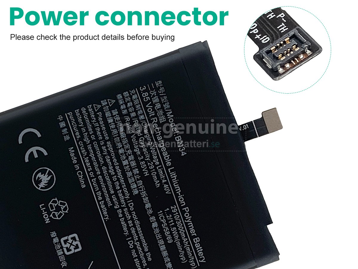 batteri till XiaoMi MCI3B