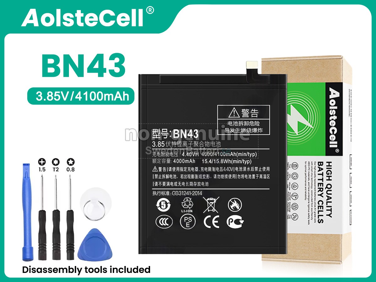 batteri till XiaoMi NOTE4X