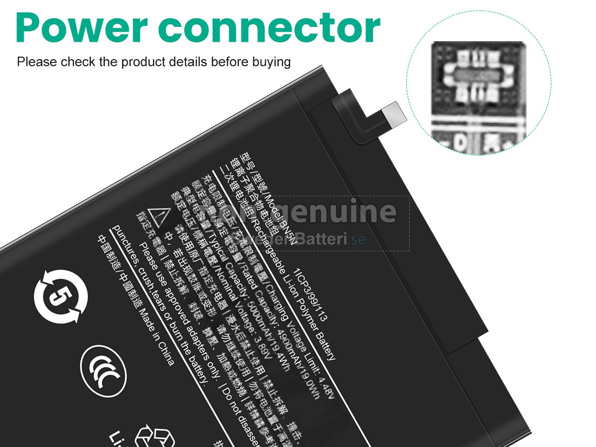 batteri till XiaoMi BN5N