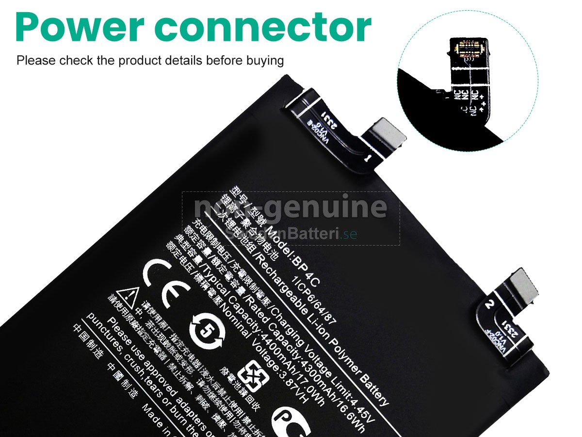batteri till XiaoMi BP4C