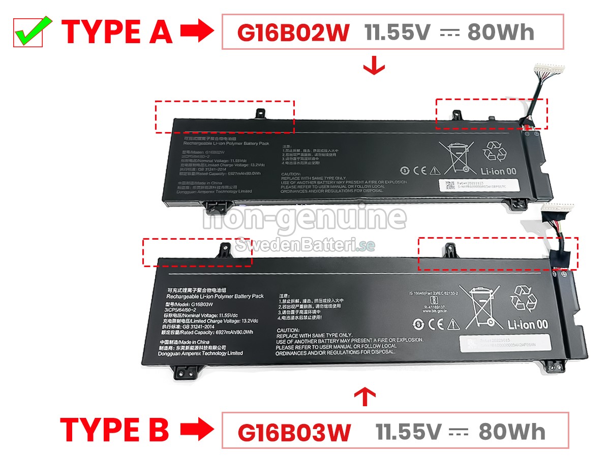 batteri till XiaoMi RMG2213-AD