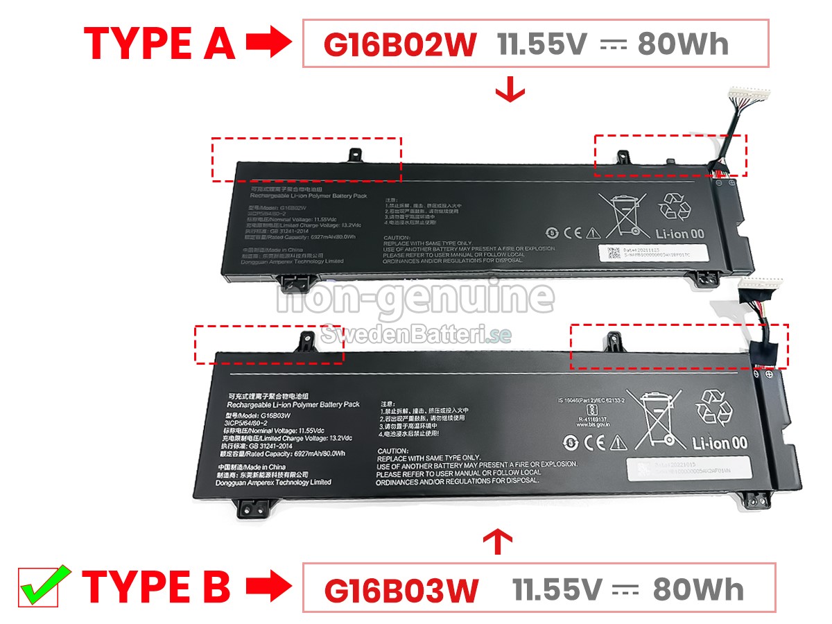 batteri till XiaoMi RMG2213-AD