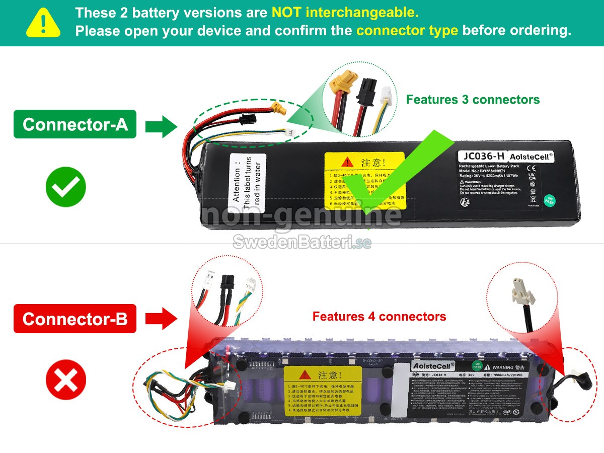 batteri till XiaoMi JC036-H