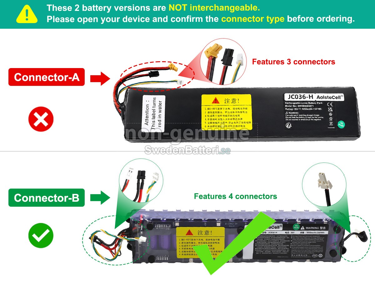 batteri till XiaoMi JC036-H