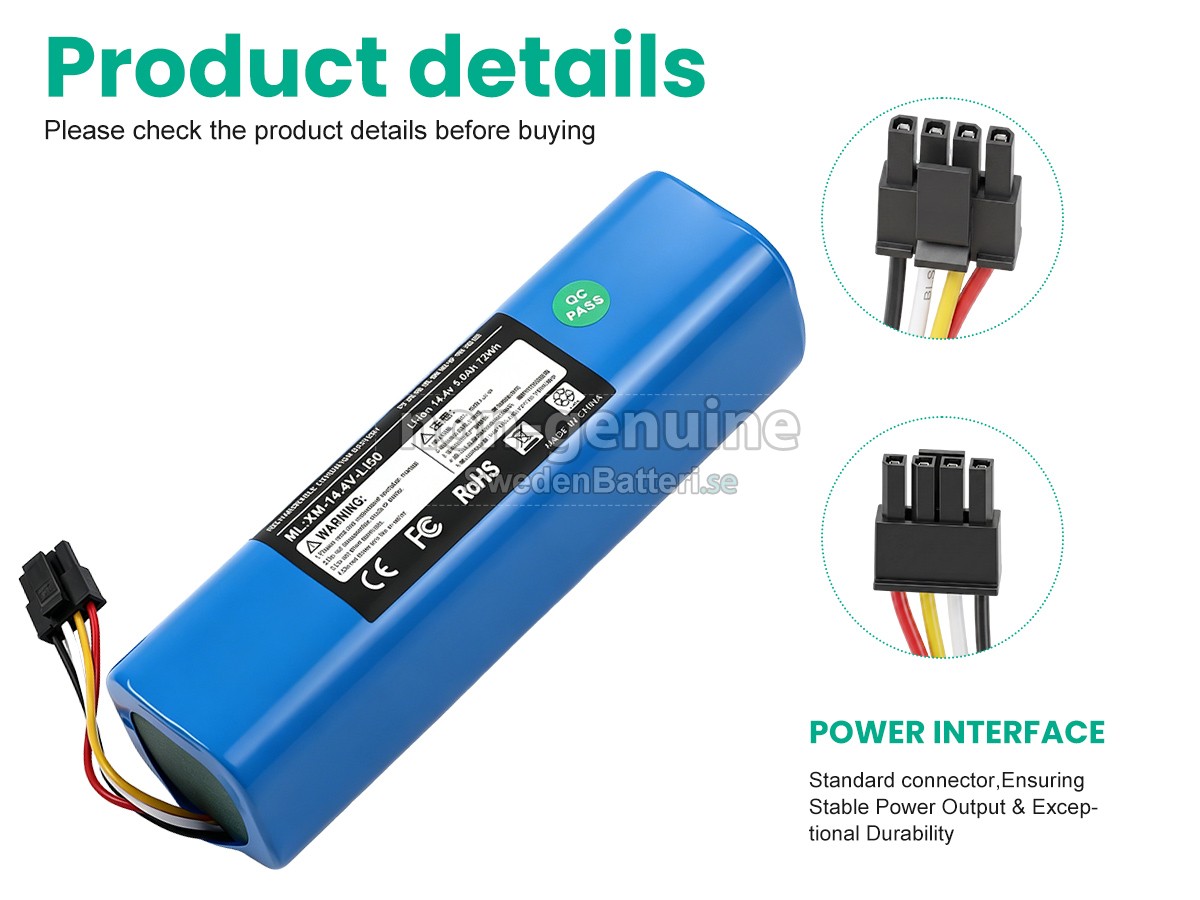 batteri till XiaoMi MOP PRO 2