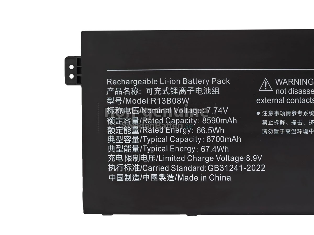 batteri till XiaoMi R13B08W