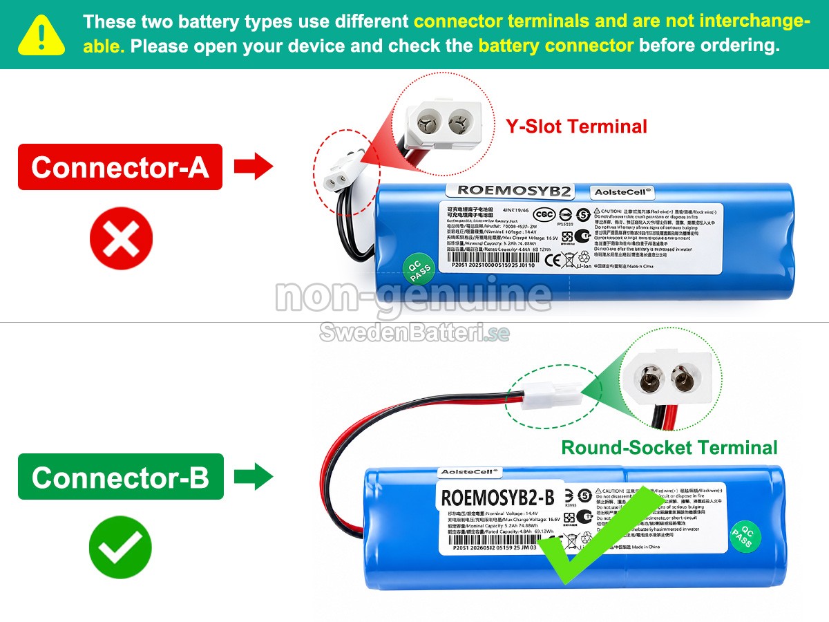 batteri till XiaoMi SYB2 PRO