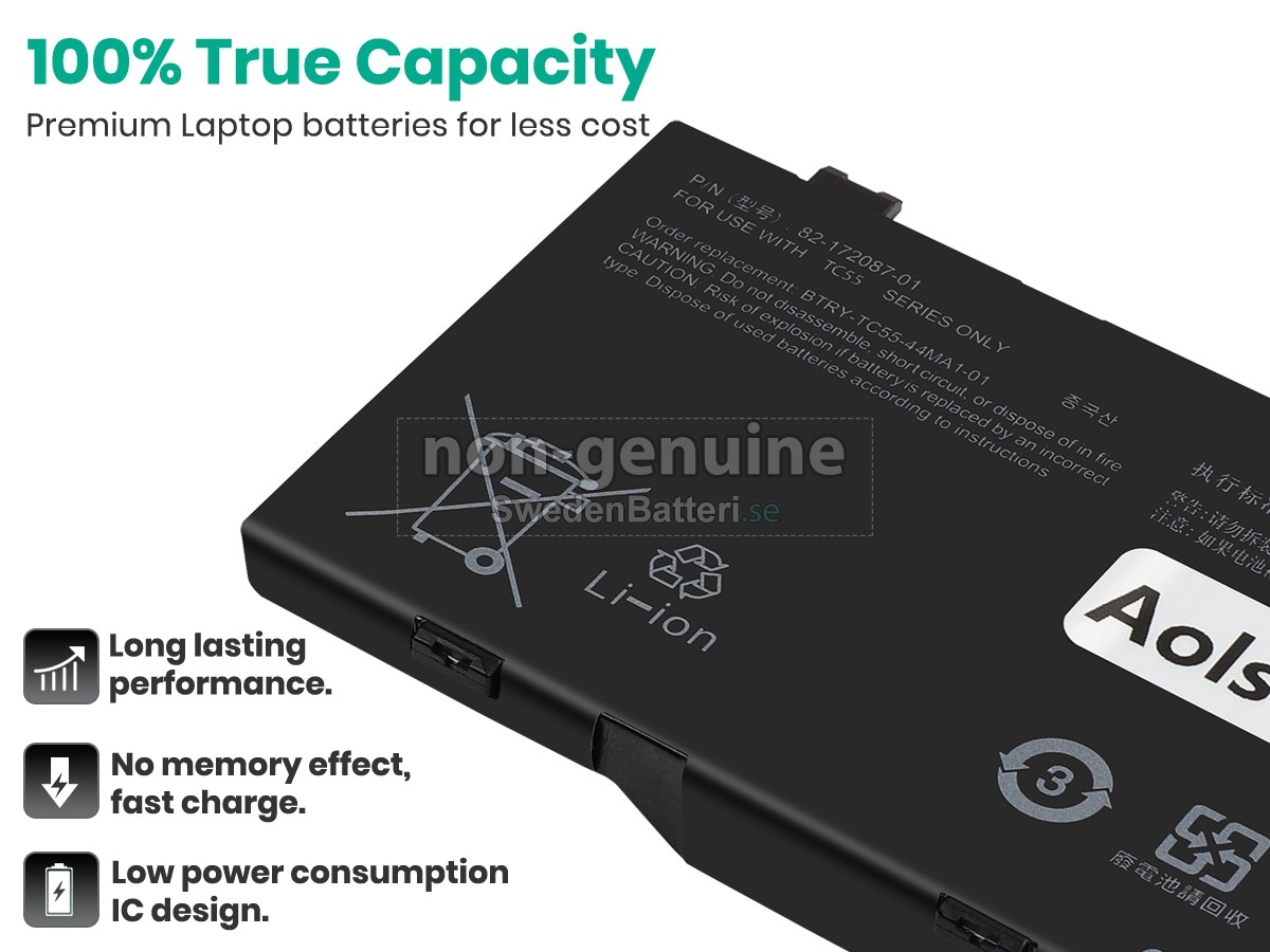 batteri till Zebra BTRY-TC55-44MA1-01