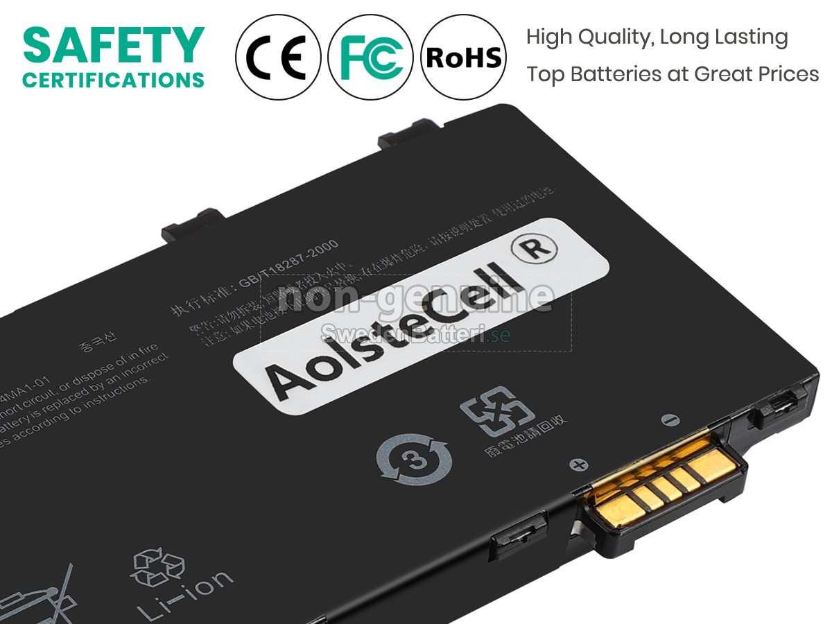 batteri till Zebra BTRY-TC55-44MA1-01