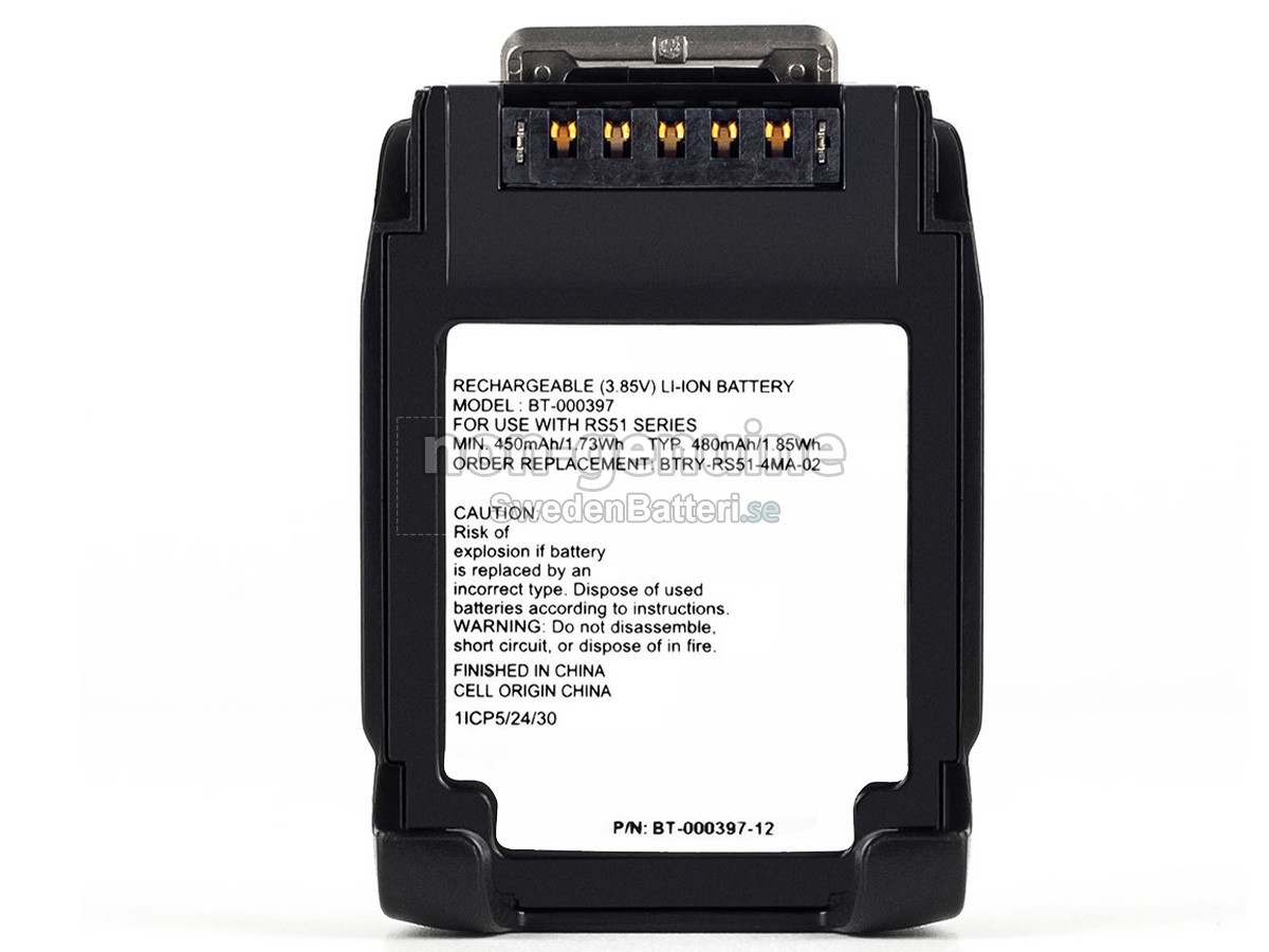 batteri till Zebra RS6100 BLUETOOTH RING SCANNER