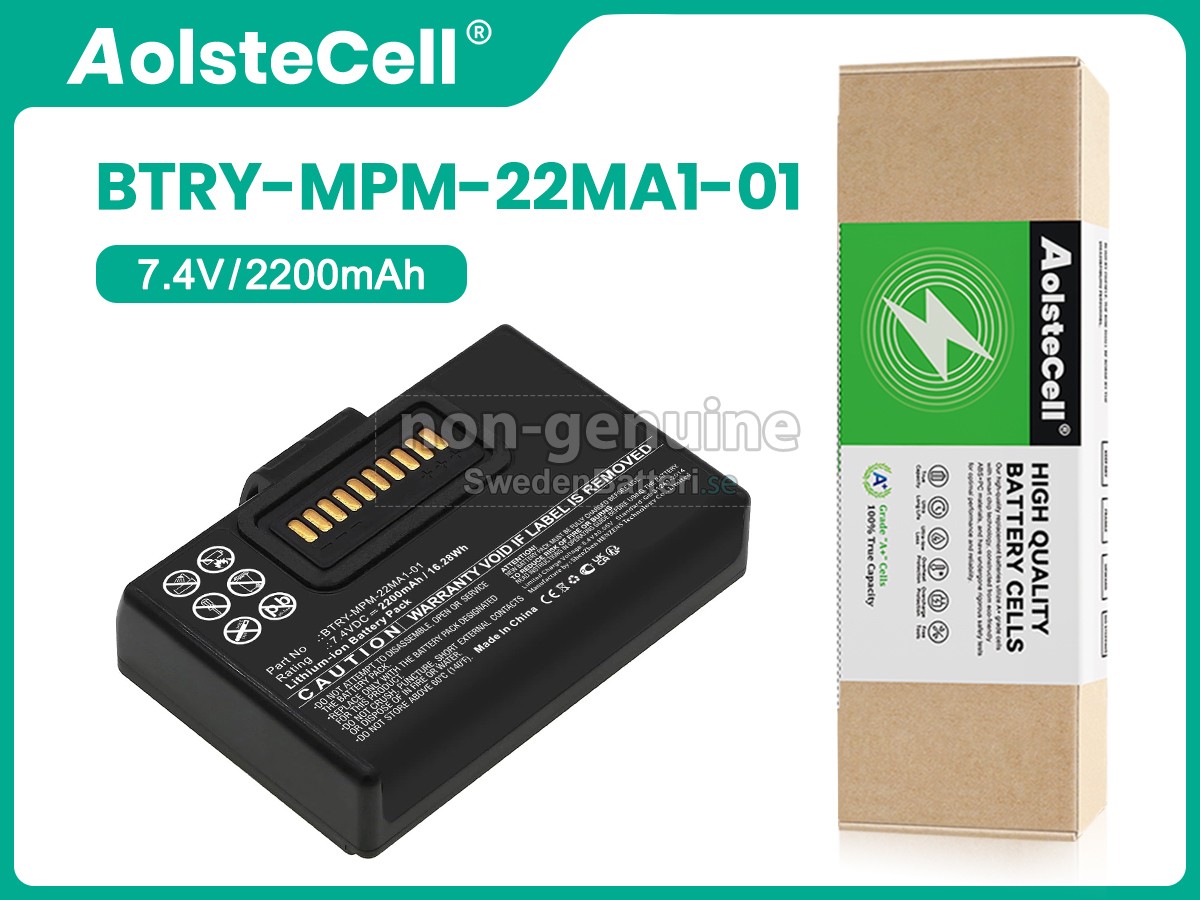batteri till Zebra BTRY-MPM-22MA1-01