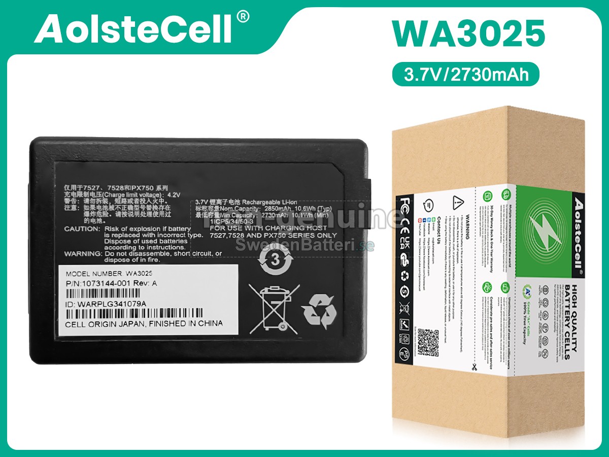 batteri till Zebra WA3025