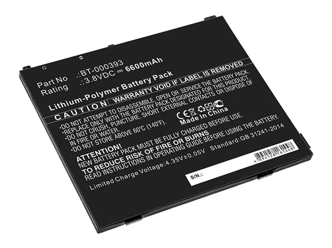 Batteri till  Zebra BT-000393