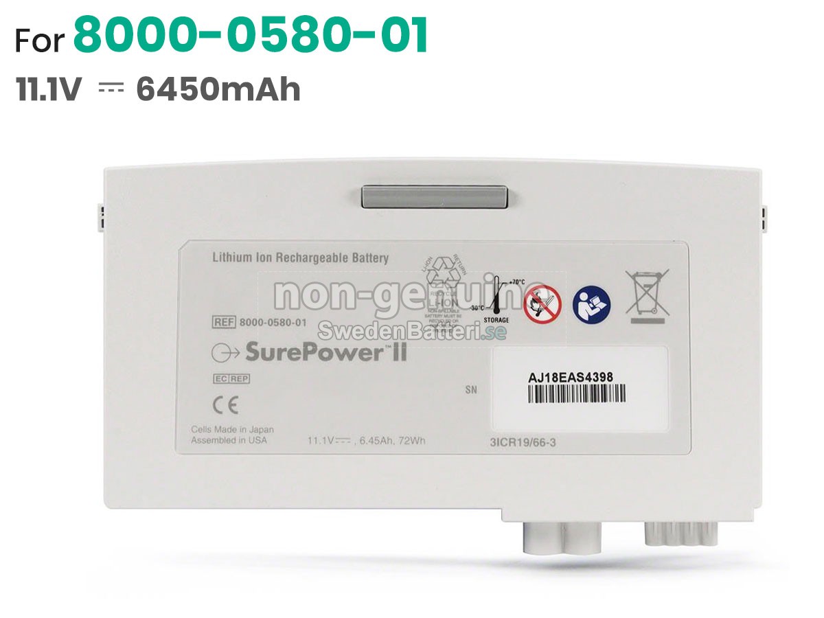 batteri till ZOLL PROPAQ M