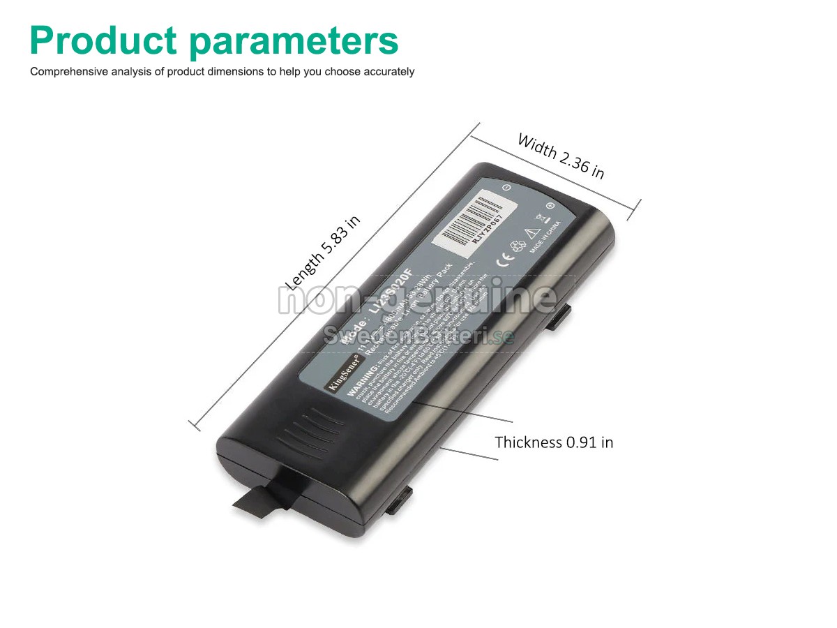 batteri till Zondan LI13S020F