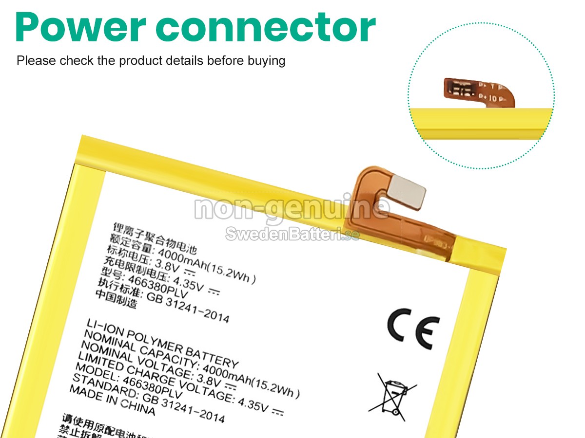 batteri till ZTE BA610C