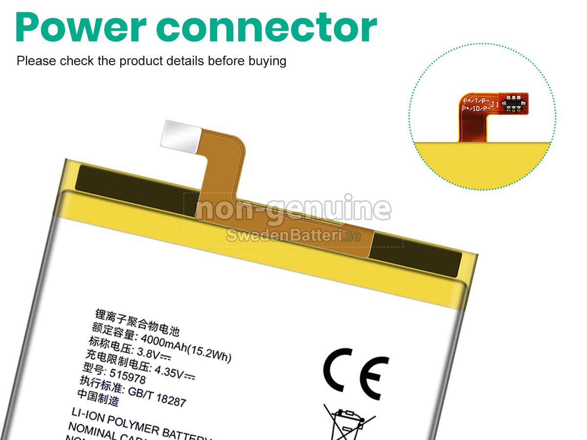 batteri till ZTE BLADE D2