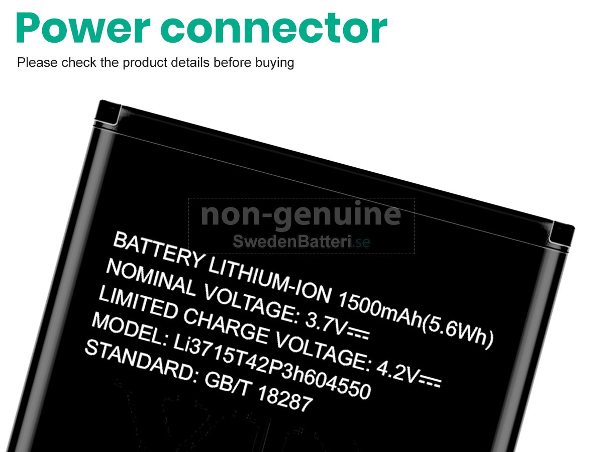 batteri till ZTE LI3715T42P3H604550