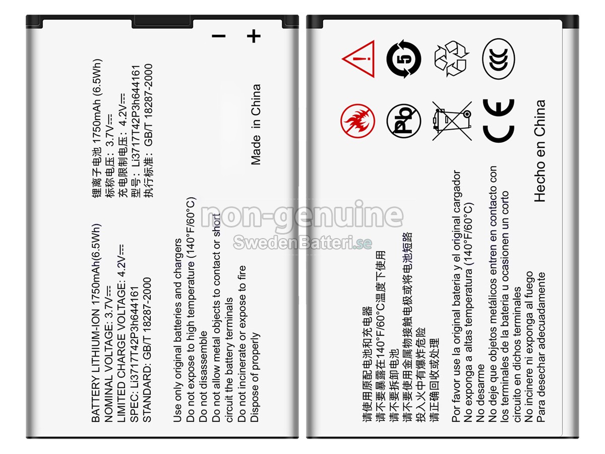 batteri till ZTE NOVA 4.0